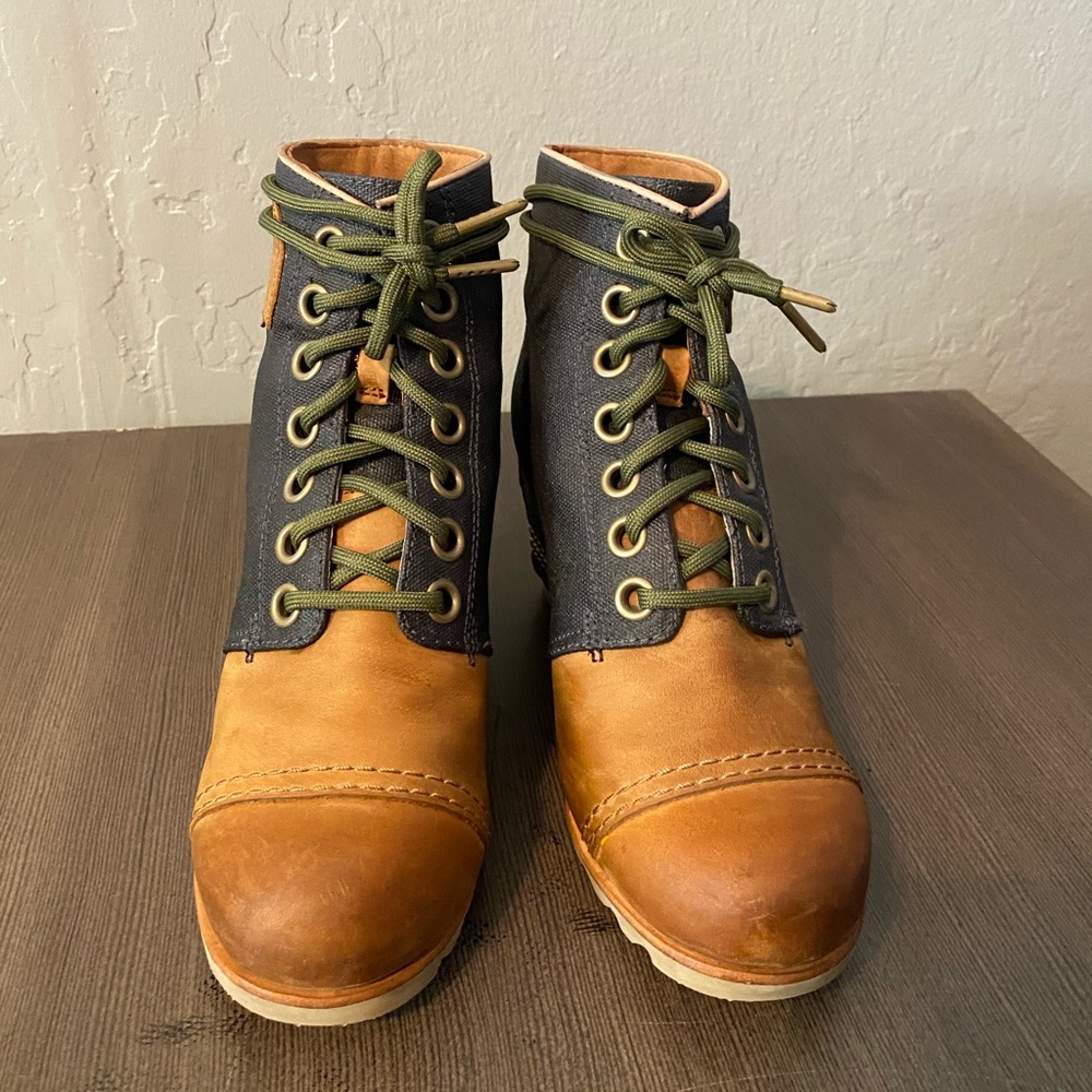 Sorel 1964 Premium Canvas'Waterproof Wedge Bootie